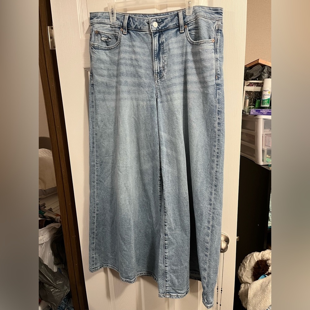 American Eagle Baggy A-line Fit Stretch Jeans Size 14R